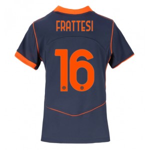 Fotbalové Dres Inter Milan Davide Frattesi #16 Dámské Třetí Oblečení 2025-26 Krátký Rukáv